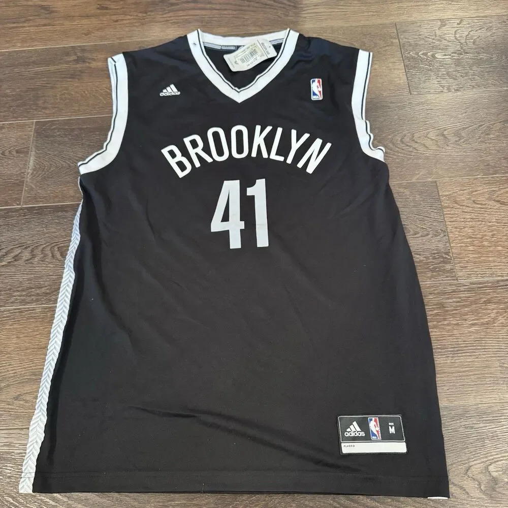 NWT Adidas Brooklyn Nets #41 Robinson NBA Jersey Mens Size M Black New with Tags